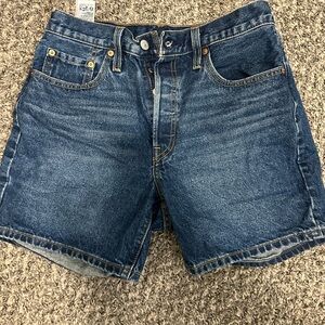 Levi Classic Blue Denim Shorts